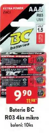 Qanto Baterie BC R03 mikro nabídka