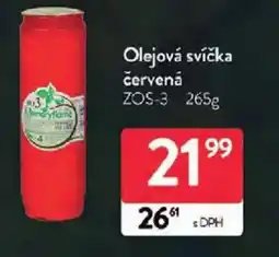 Qanto Olejová svíčka červená nabídka
