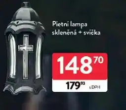 Qanto Pietní lampa skleněná + svíčka nabídka