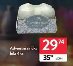 Qanto Adventní svíčka bílá nabídka