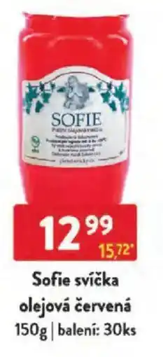 Qanto Sofie svíčka olejová červená nabídka