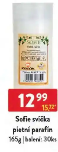 Qanto Sofie svíčka pietní parafin nabídka