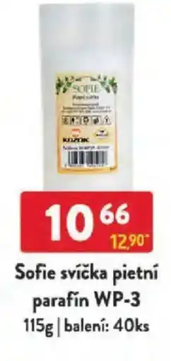 Qanto Sofie svíčka pietní parafín WP-3 nabídka