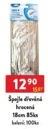 Qanto Špejle dřevěná hrocená nabídka