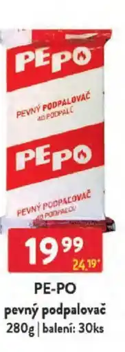 Qanto PE-PO pevný podpalovač nabídka
