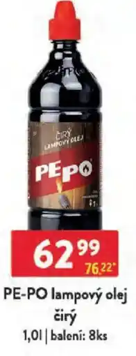 Qanto PE-PO lampový olej čirý nabídka