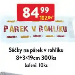 Qanto Sáčky na párek v rohlíku nabídka