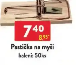 Qanto Pastička na myši nabídka