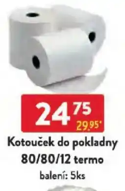Qanto Kotouček do pokladny 80/80/12 termo nabídka
