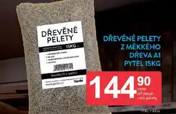 Qanto Dřevěné pelety z měkkého dřeva a1 pytel nabídka