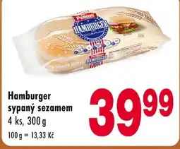 Qanto Hamburger sypaný sezamem nabídka