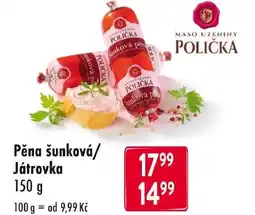 Qanto Pěna šunková/ Játrovka nabídka