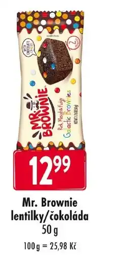 Qanto Mr. Brownie lentilky/čokoláda nabídka