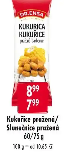 Qanto Kukuřice pražená/ Slunečnice pražená nabídka