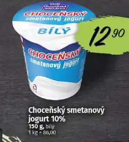COOP TIP Choceňský smetanový jogurt 10% nabídka