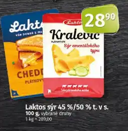 COOP TIP Laktos sýr 45 %/50% t. vs. nabídka