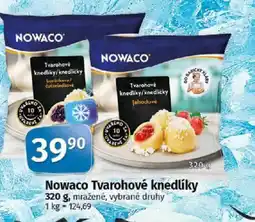 COOP TIP Nowaco Tvarohové knedlíky nabídka