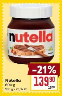 Billa Nutella nabídka