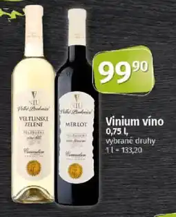 COOP TIP Vinium víno nabídka