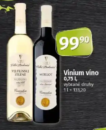 COOP TIP Vinium víno nabídka