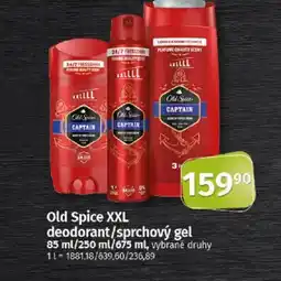 COOP TIP Old Spice XXL deodorant/sprchový gel nabídka