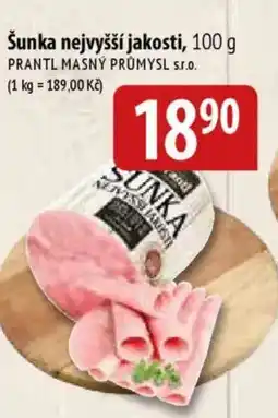 Bala Šunka nejvyšší jakosti nabídka