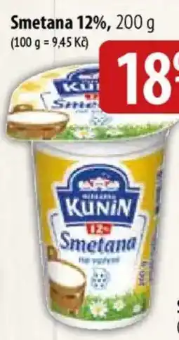 Bala KUNIN Smetana 12% nabídka