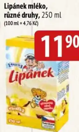 Bala Lipánek mléko nabídka