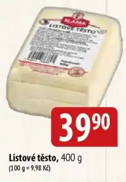 Bala Listové těsto nabídka