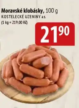 Bala Moravské klobásky nabídka
