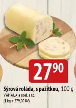 Bala Sýrová roláda, s pažitkou nabídka