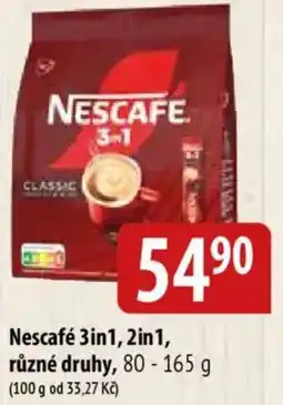 Bala Nescafé 3in1, 2in1 nabídka