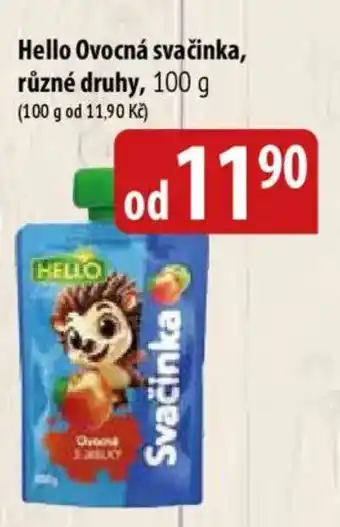 Bala Hello Ovocná svačinka nabídka