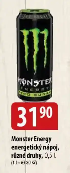Bala Monster Energy energetický nápoj nabídka