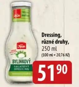 Bala Dressing nabídka