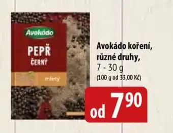 Bala Avokádo koření nabídka