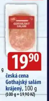 Bala Česká cena Gothajský salám krájený nabídka