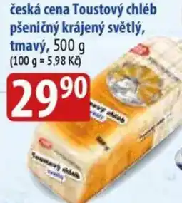 Bala Česká cena Toustový chléb pšeničný krájený světlý, tmavý nabídka
