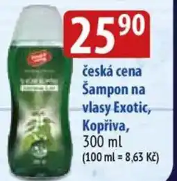 Bala Česká cena Šampon na vlasy exotic, Kopřiva nabídka