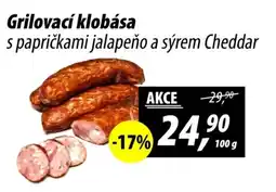 ZEMAN Grilovací klobása nabídka