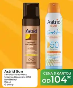 Tamda Foods Astrid Sun Samoopalovací Pěna Sprej nabídka