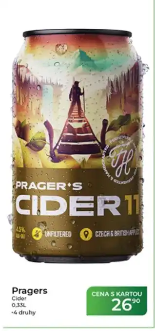 Tamda Foods Pragers Cider nabídka