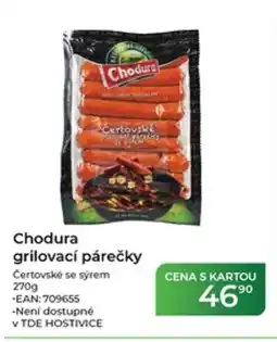 Tamda Foods Chodura grilovací párečky nabídka