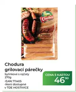 Tamda Foods Chodura grilovací párečky nabídka