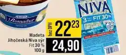 Jip Romadur Madeta Jihočeská Niva sýr Fit 30% nabídka
