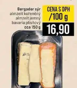 Jip Bergader sýr almzeit kořeněný almzeit jemný bavaria plísňový cca 150 g 100g nabídka