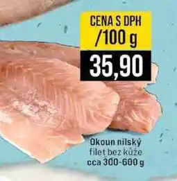 Jip Okoun nilský filet bez kůže cca 300-600 g 100g nabídka