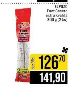 Jip ELPOZO Fuet Casero extra kvalita 300 g 2 ks nabídka
