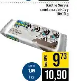 Jip Gastro Servis smetana do kávy nabídka