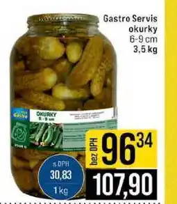 Jip Gastro Servis okurky 6-9 cm nabídka